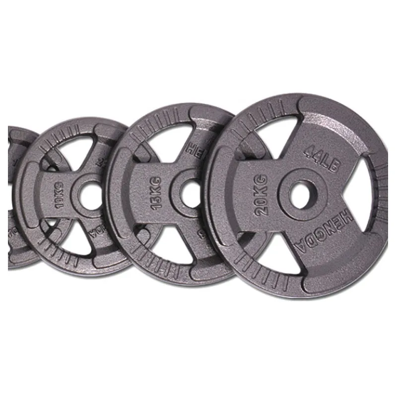 Weight Plates for Standard Barbell Solid Cast Iron Barbell Weights for Strength Training Weightlifting