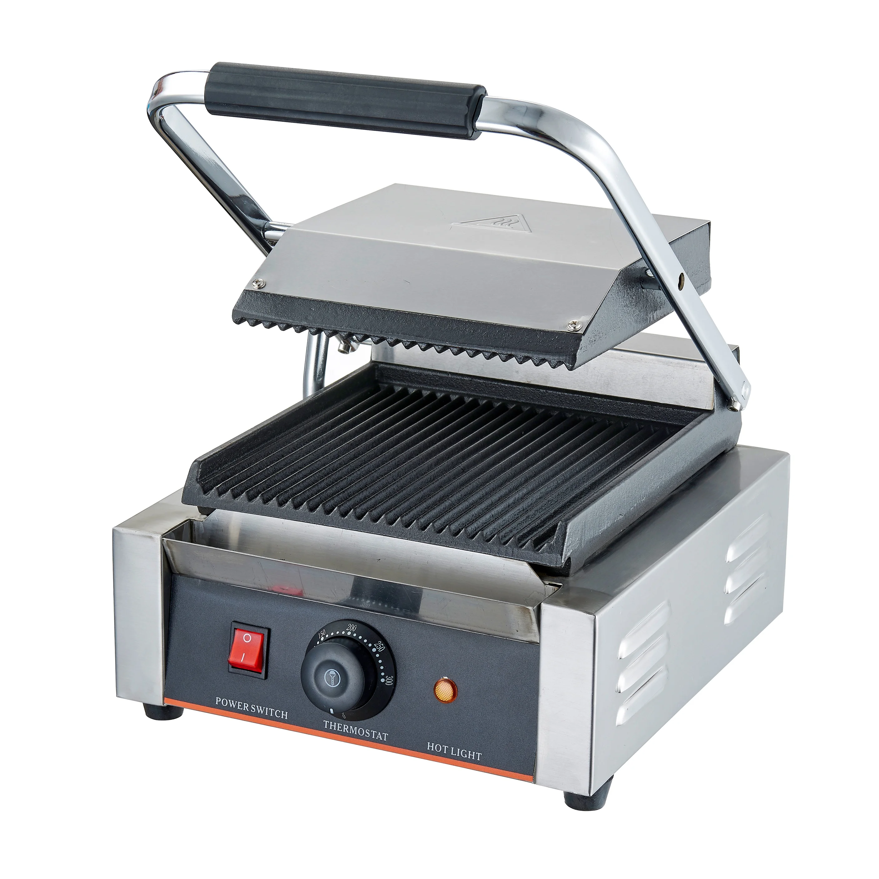  commercial panini griller high quality sandwich Stainless Steel grill non-stick