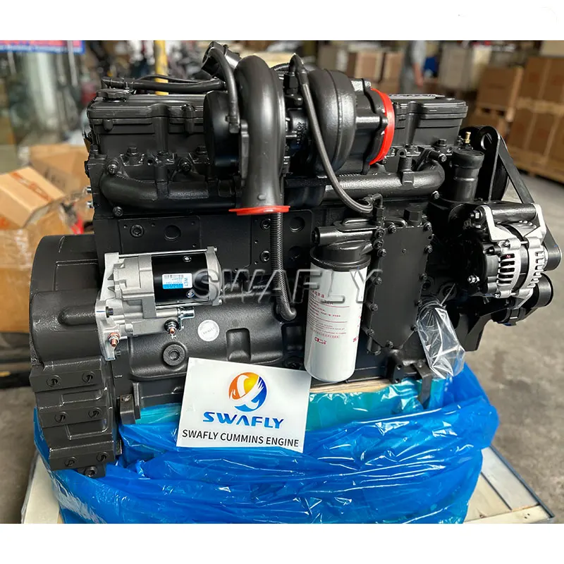 Двигатель SWAFLY 6CT8.3 для двигателя Cummins 6CT 8 3 новое оборудование дизельные двигатели