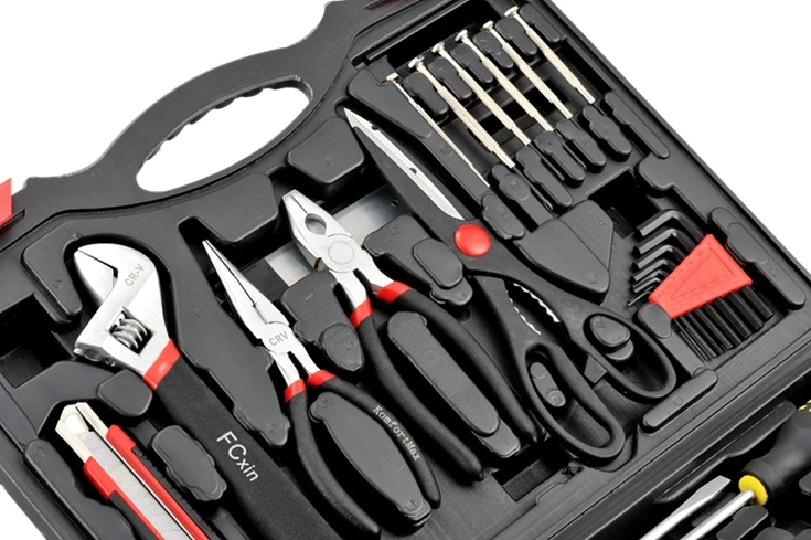 Professional tool box With Tool Set Complete For  Home  Use Auto Car Repairing