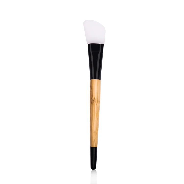 Private Label Brush For Mask bamboo Handle Face Spa Mask Brush Silicone Brush For Face