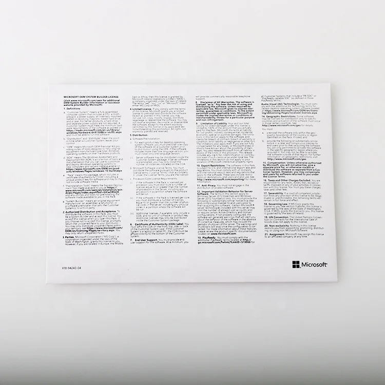  Лидер продаж по электронной почте товары для онлайн-ключей стандартные 2019 клавиш сервера Microsoft