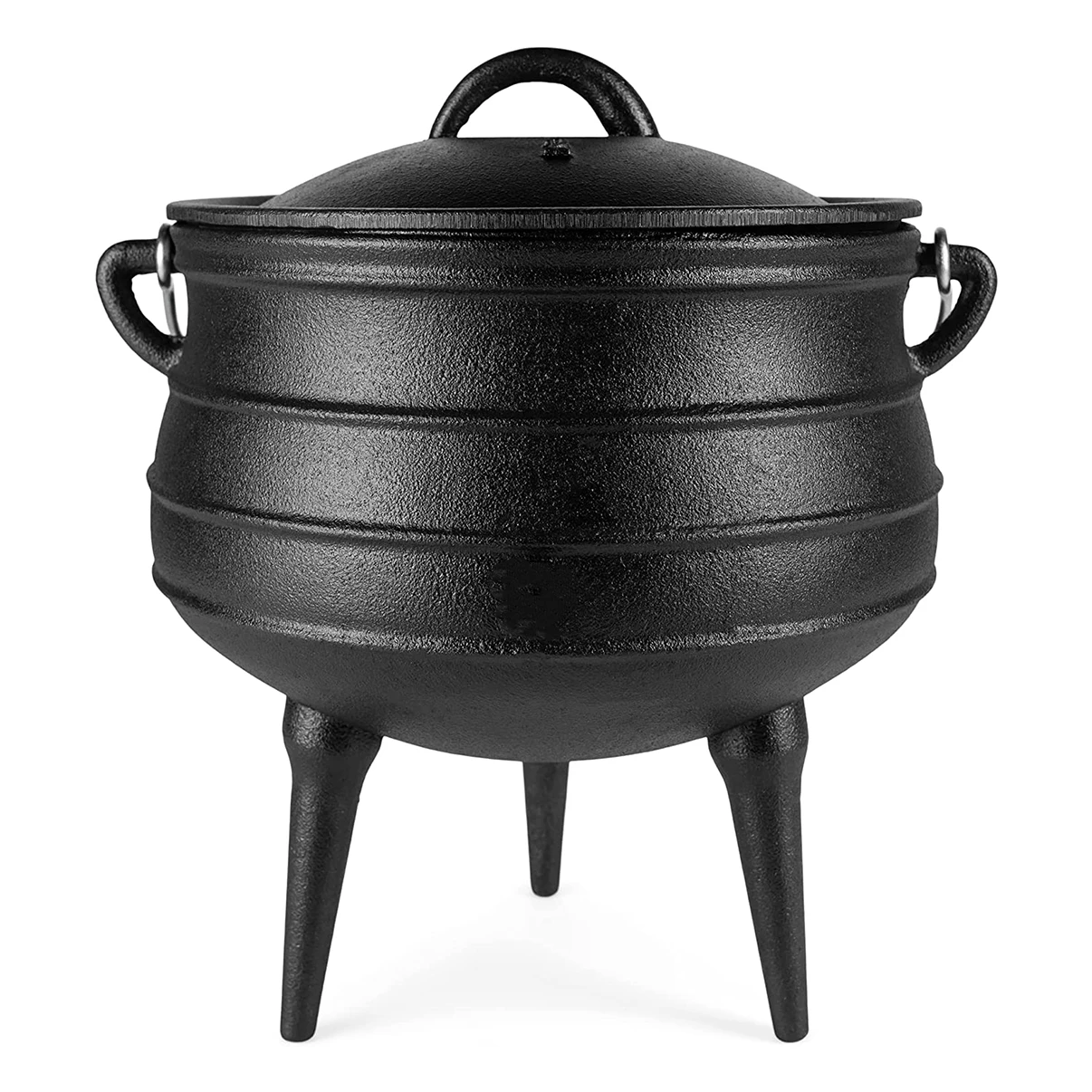 Cast Iron Metal Large Cooking Pot Cast Iron Cauldron Three Legged Pot