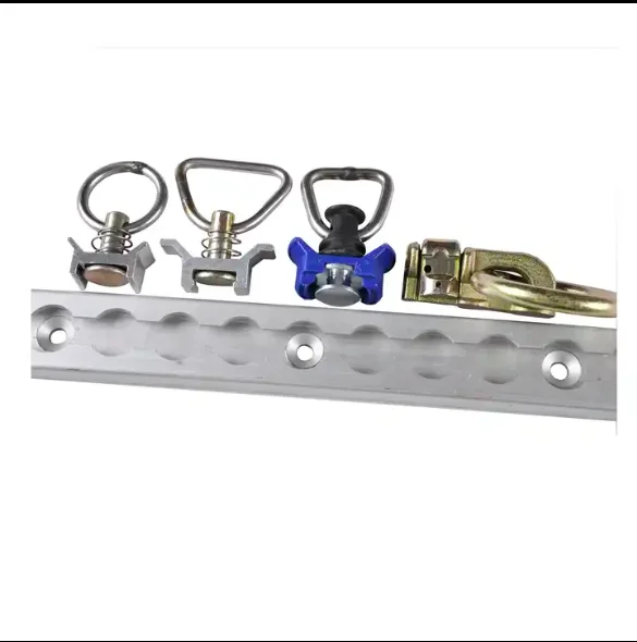 Aluminum  Logistics  Aircraft Grade  in Vertical for Truck Cargo Control Aircraft  L Track