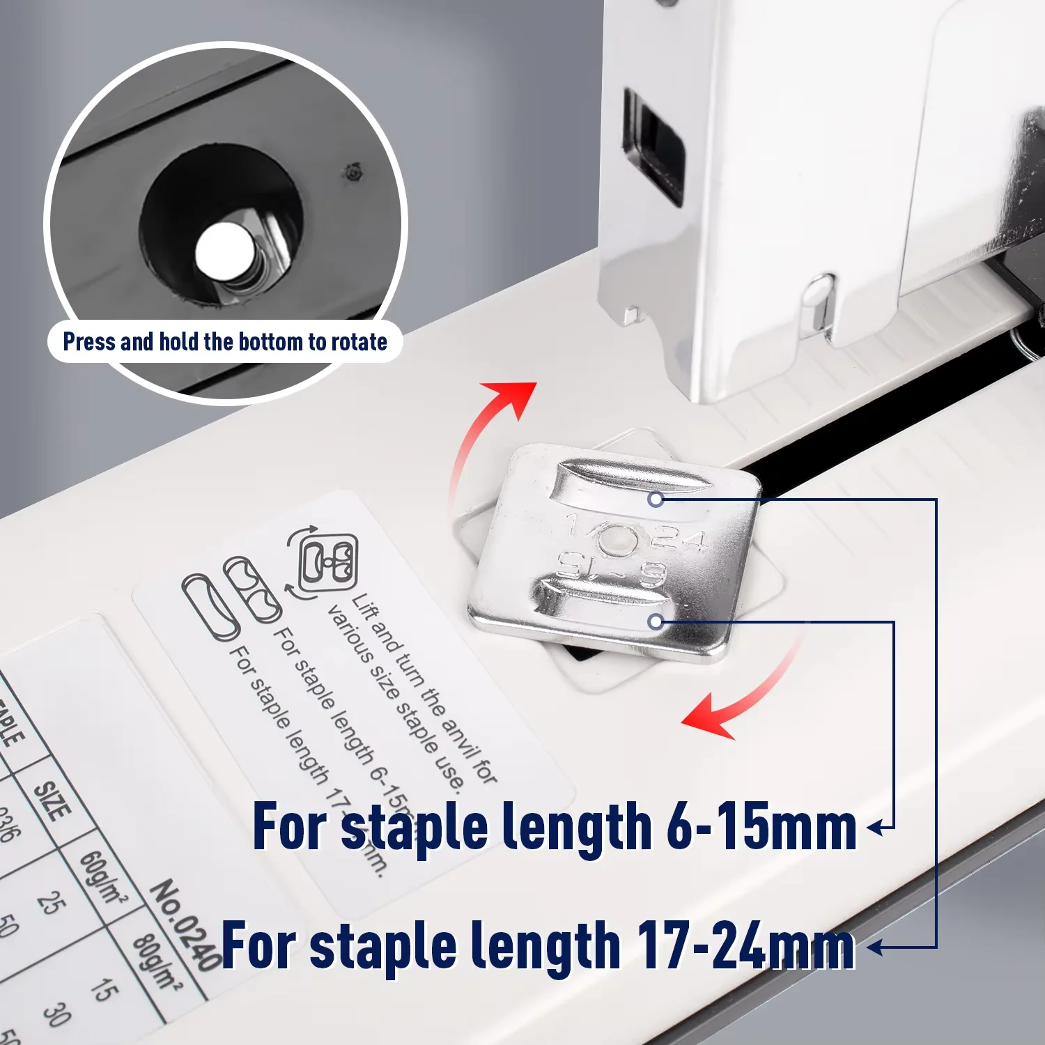 Save Labour Heavy Duty Binding Stapler Machine Manual 100 Sheets Stapler Machine Office Book Binding Stapler Machine