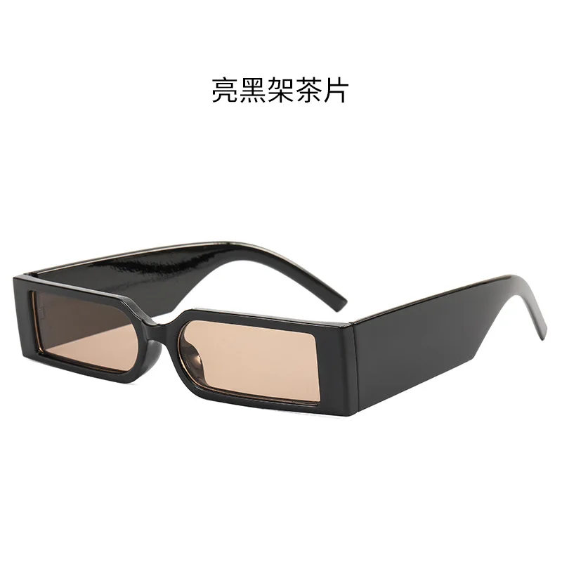2022 Hip Hop Punk Style Small Frame Rectangle Frame Sunglasses For Wen