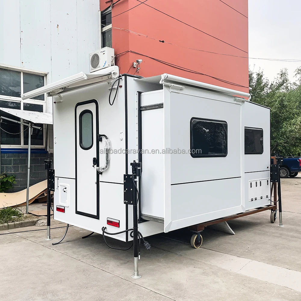 4x4 Expedition Truck camper Hard-sided camping Slide-on Campers for truck overland adventure