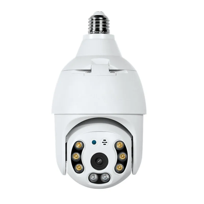 
Waterproof Pan Tilt Digital Zoom Indoor Or Outdoor Security TUYA 3MP Lamp Bulb Connector Ip Camera Wifi PTZ 