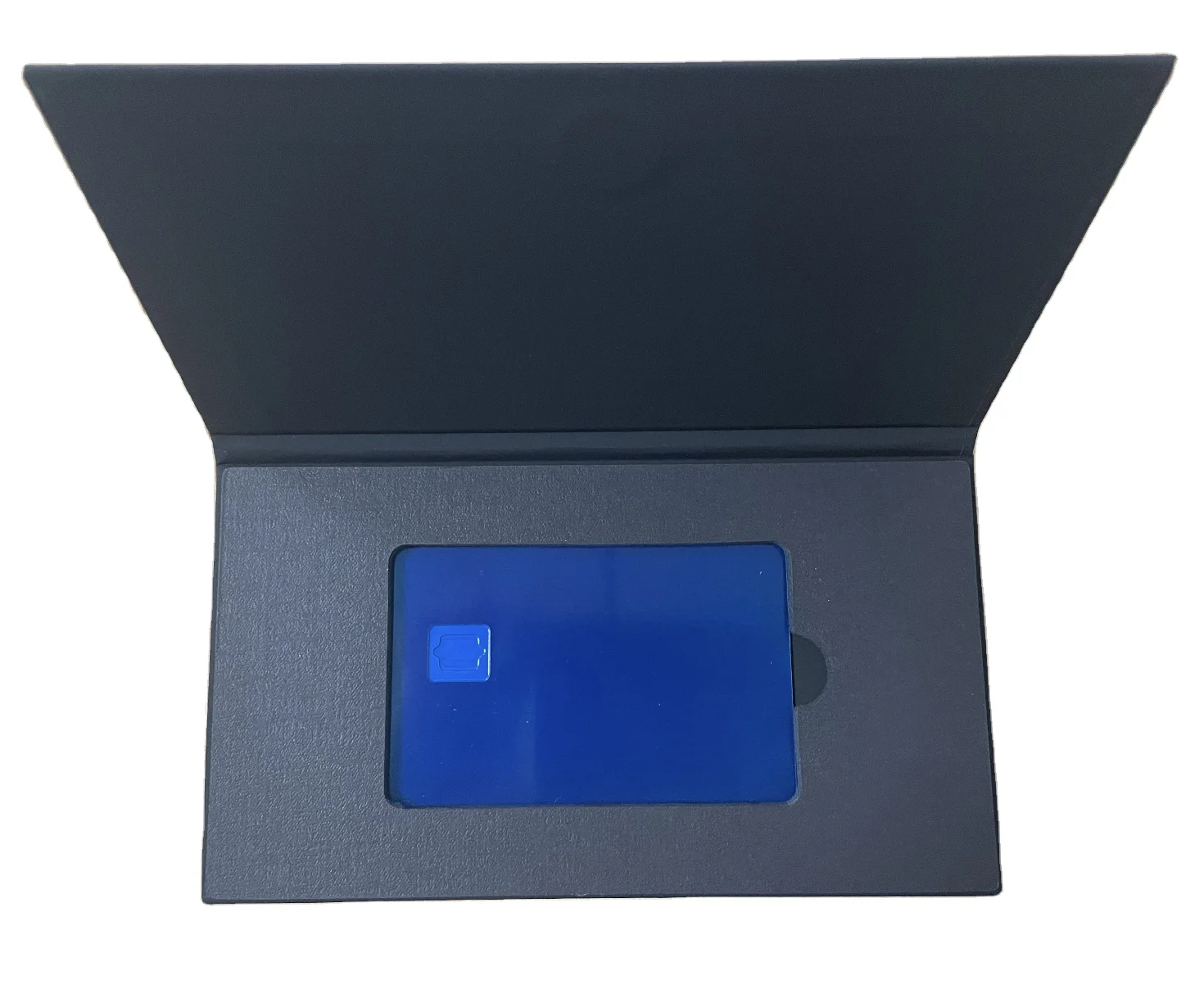 Роскошная Высококачественная упаковочная коробка для карт с напечатанным логотипом для премиум-металлической nfc-карты/кредитных банковских карт