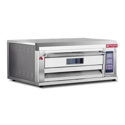 HLY-102DB bakery equipment full S.S. one deck two trays gas deck oven for sale