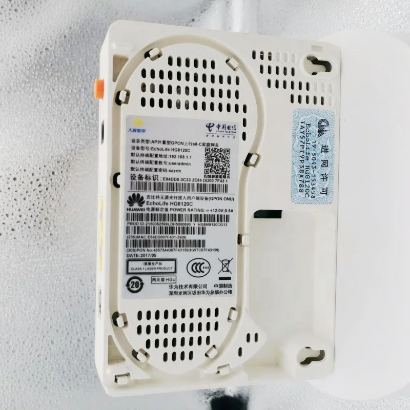 HG8120C Original 2 FE+1POTS FTTH 8120C Fiber Optic Network Equiment XPON ONT Terminal Epon FTTH Gpon ONU