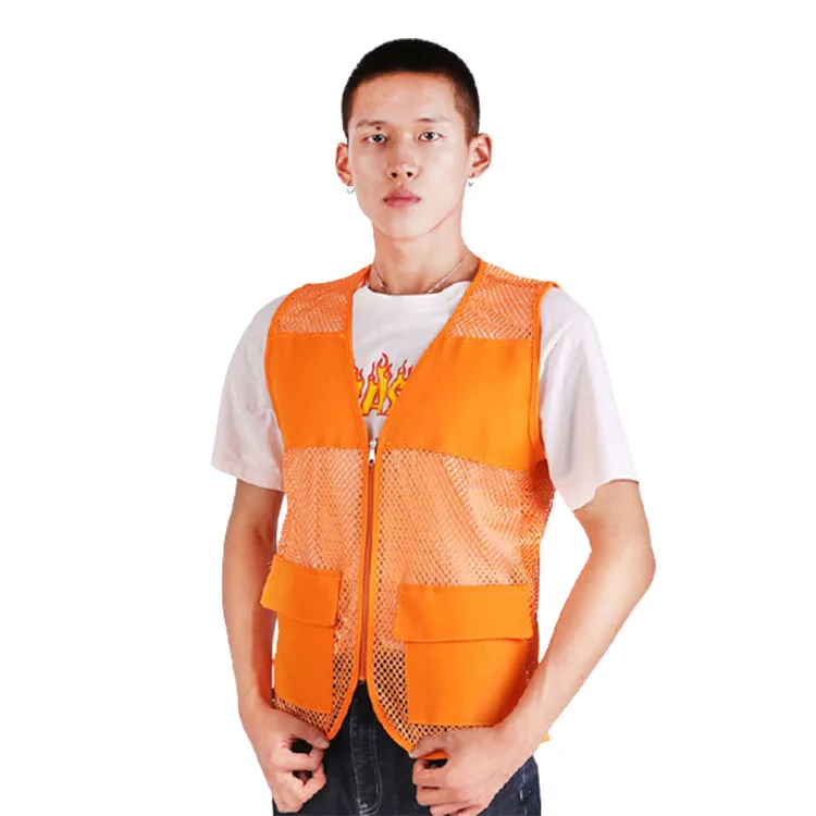 Custom safety vest workwear uniform customization vest for workwear