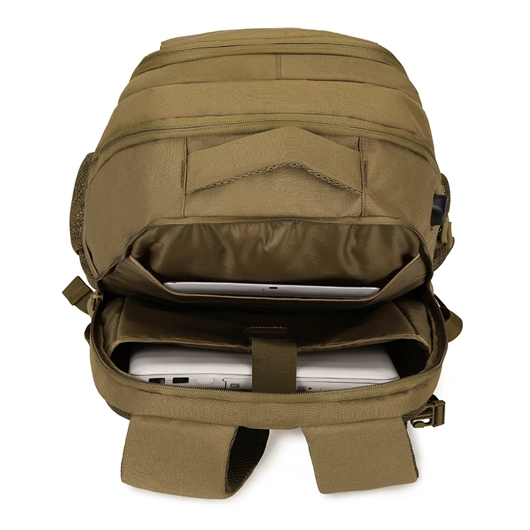 Waterproof 600D Oxford Camping Trekking Hunting Tactical Backpack MOLLE Bag Hiking Daypacks With Power Charging