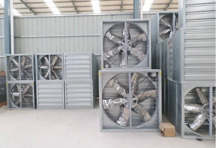 Sinogreen belt driven push pull type exhaust fan, 54 inch poultry house cooling exhaust fan