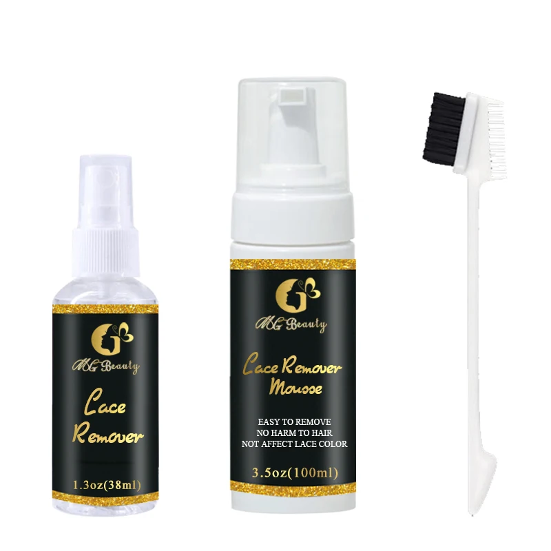 Private Label lace Glue Remover Lace Frontal Wig Cleaner Remove Oil Dirt Residue Wig Glue Lace Cleaner Foam