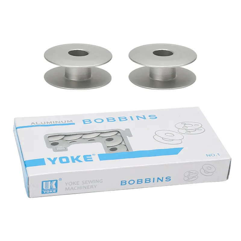 Sewing Thread Bobbins Household Sewing Machine Accessories Aluminum Spools Shuttle Core For Sewing