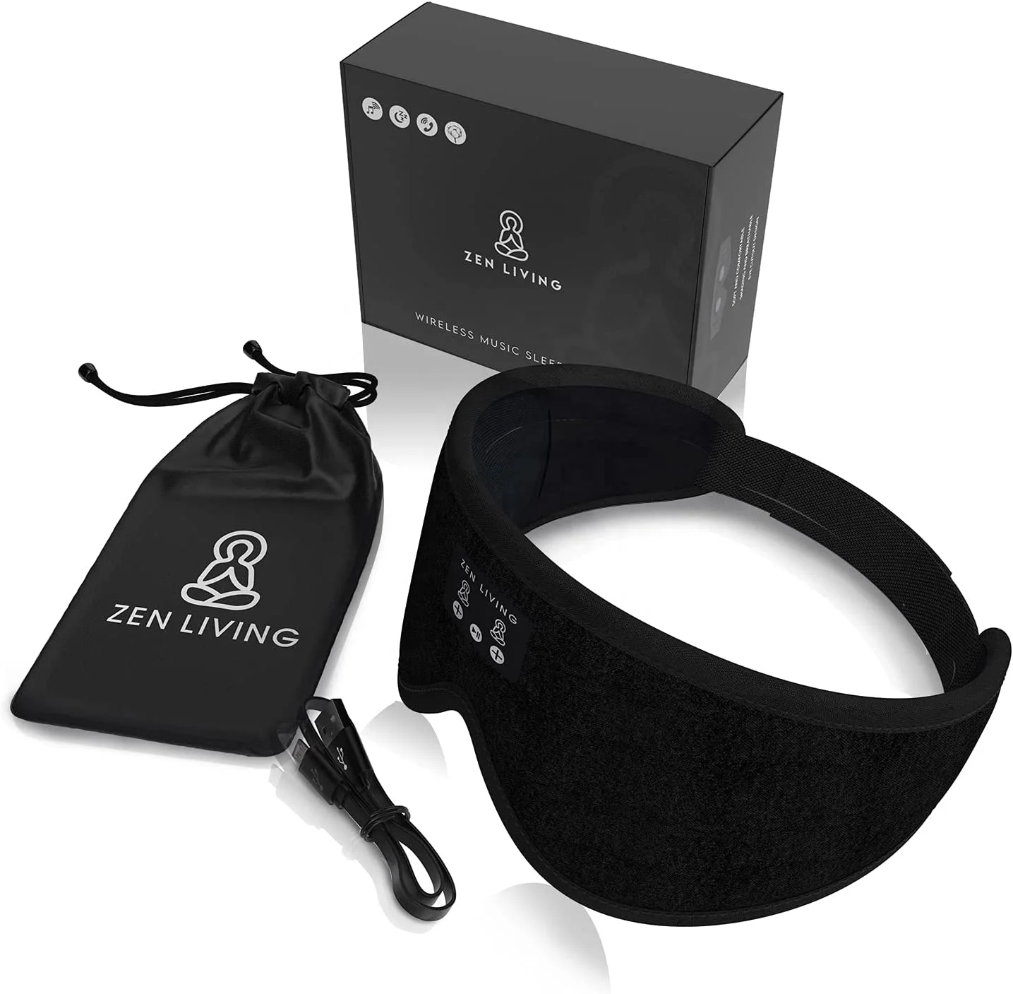 3D Wireless Bluetooth Sleep Mask Music Eye Mask Good Quality Mask Comfortable Manufacturer for Sale Eye Cover
