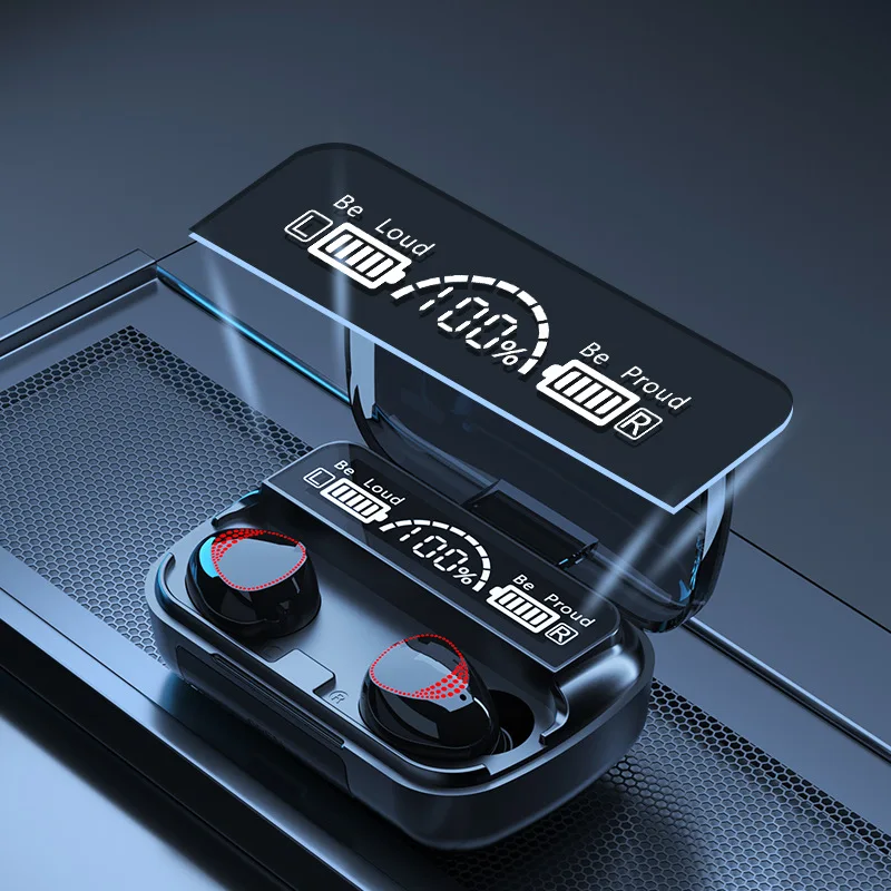 Hot Sale M10 Bluetooth Wireless Headphones Sports Waterproof Earphones Touch Control M10 Wireless Headsets Earbuds
