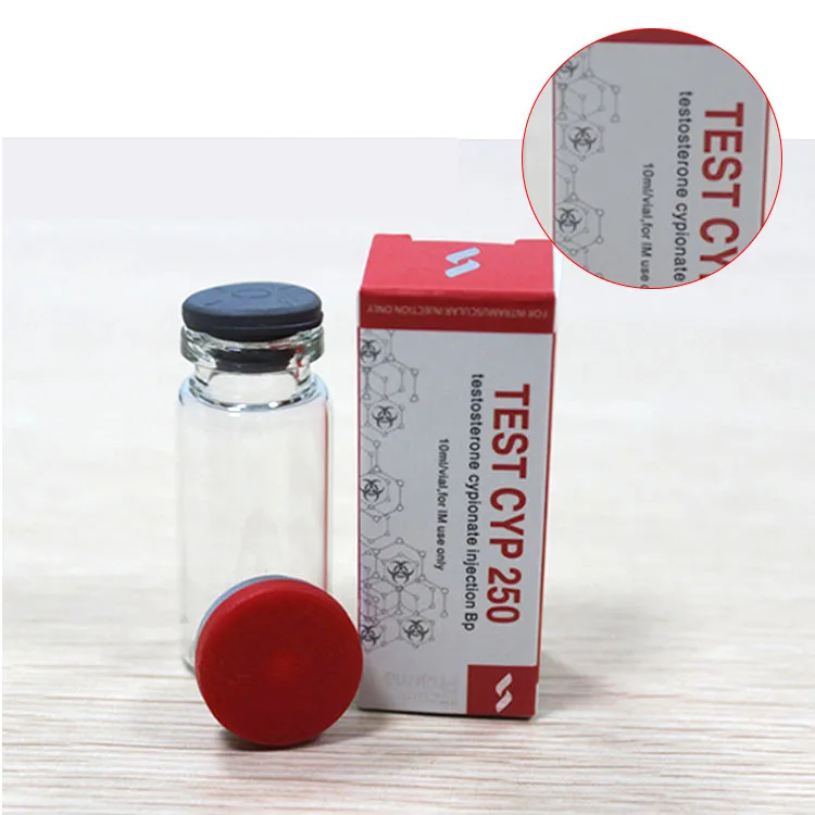 High end kraft paper  box pharmacy 10ml vial box white card paper box package for cosmetic medicine