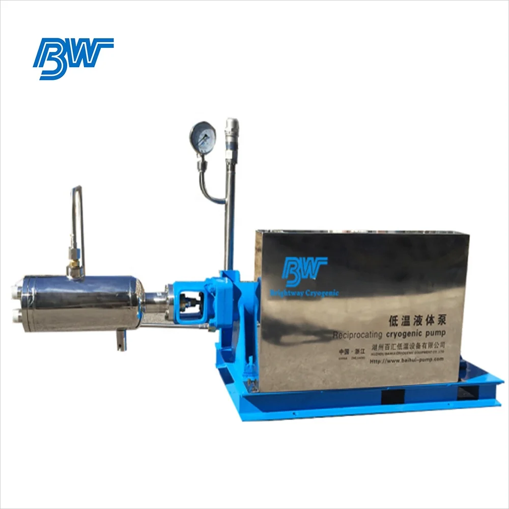 High pressure cryogenic Liquid Oxygen Nitrogen Triplex 3 Piston Filling Pump