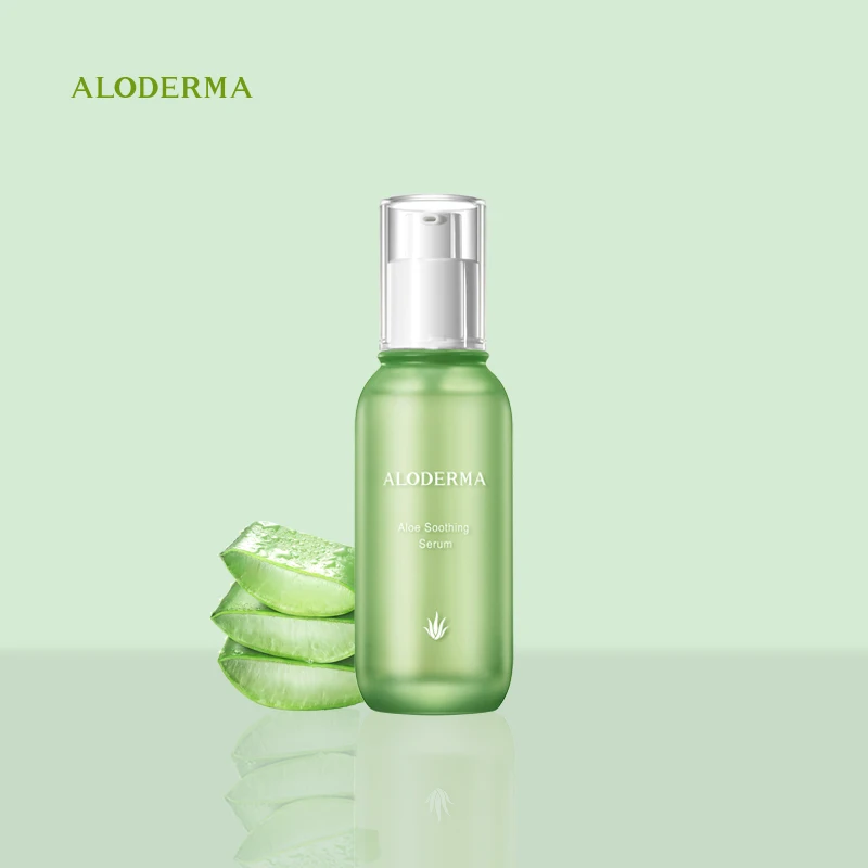 USA Aloderma Soothing and Repairing Skin Care Face basic Serum100ml Organic Aloe Moisturizing Face serum hydrating Dry Skin