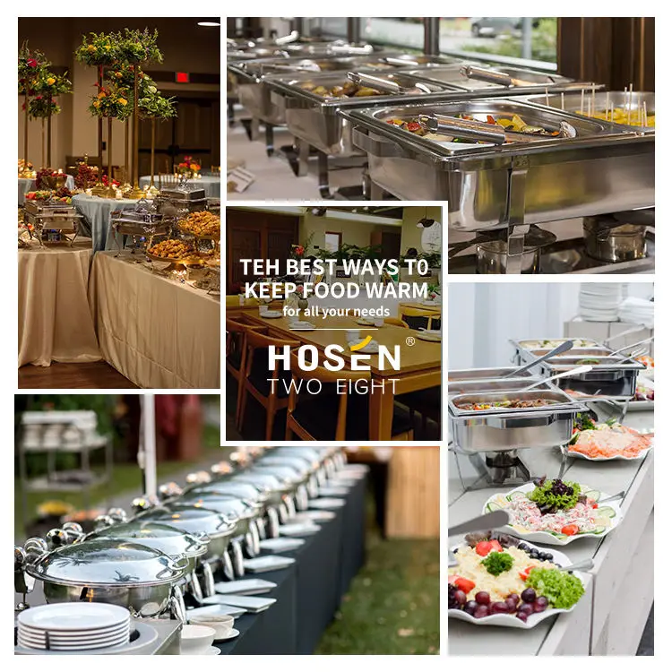 Dubai Catering Equipment Chafing Dish Party Catering Equipment Serving Dishes Buffet Food Warmer Food Pan Chafing Dish