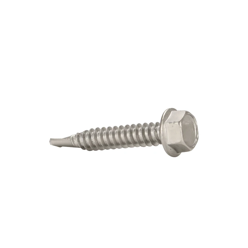 Fastener DIN 7504K 304 stainless steel hex flange head self drilling screw