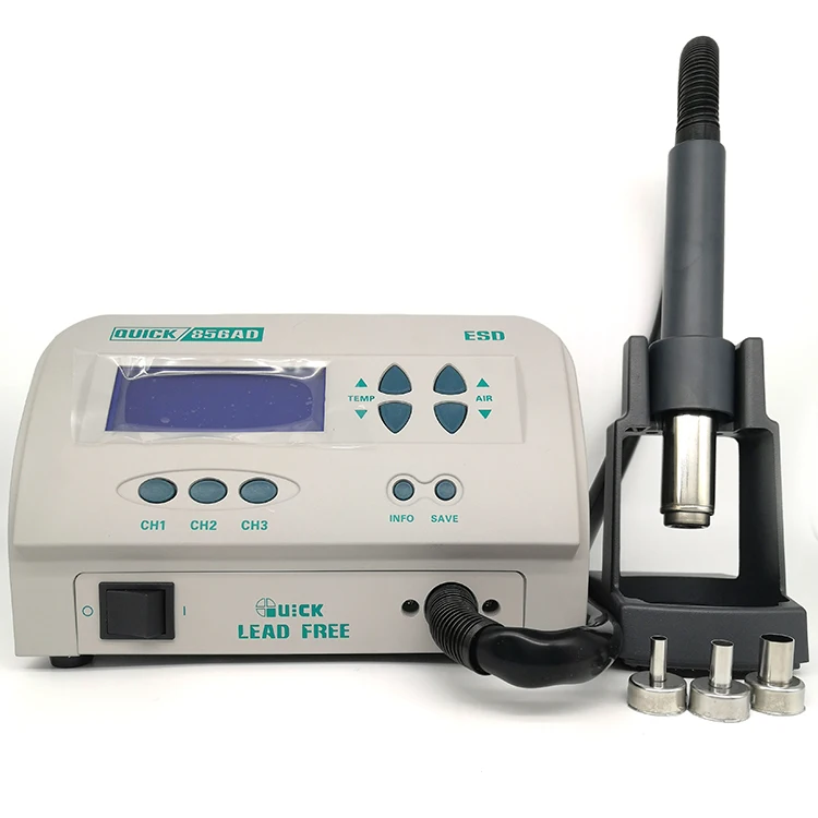 
QUICK 861DW High Quality Hot Air Welding Stand Multi channel Desoldering Platform 