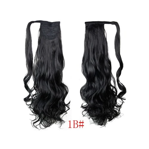 top popular magic tape  multi color synthetic hair extension with 24 inches