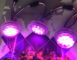 Amusement rides led pixel light 35mm 9led full color waterproof rgb funfair lamp