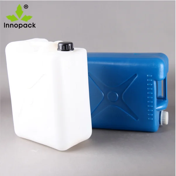 HDPE pink juice 5l plastic 2liter water bottle 5 liter rectangle jug container jerrycan with pump