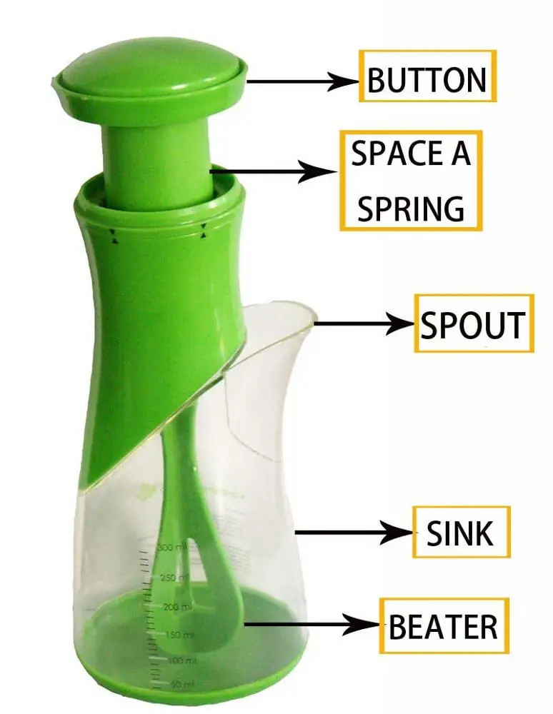 cheap portable  plastic juicer manual salad egg blender