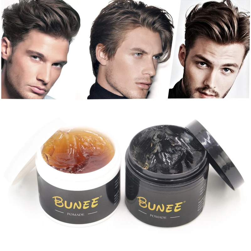 120ml Private Label Shine Look water base medium Strong Hold Hair Pomade wax for men