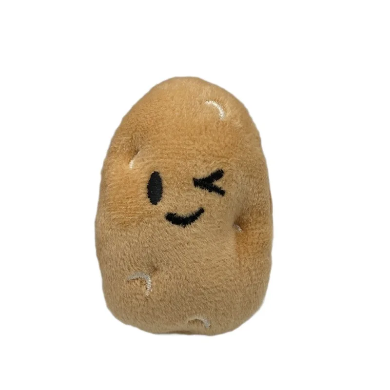Wholesale Kawaii Design Plush Vegetables Potato for All Breed Sizes Cozy Plush Material Cute Potato Pet Toy