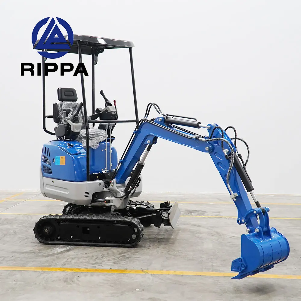 Rippa R15 china scavatore crawler digger excavator price bager micro bagger cheap escavatore