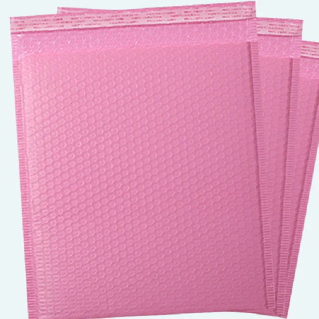 Wholesale Price Envelope Padded Kraft Paper Shipping Package Custom Poly Pink Mailing Bags Bubble Mailer
