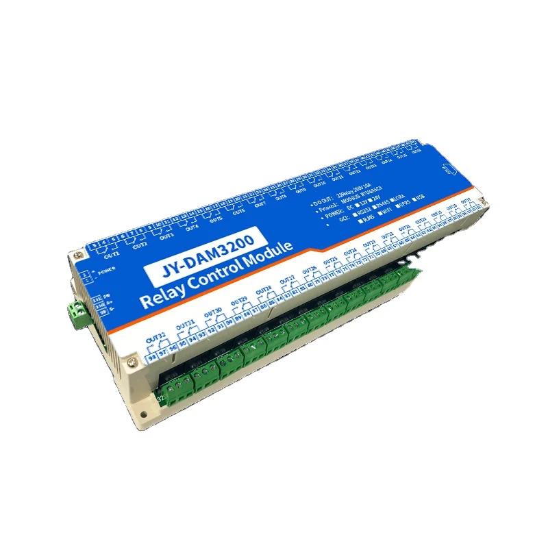 
DAM3200 32 Channel Relay Control Module Control Edition WiFi RJ45 Ethernet Network Communication MODBUS Protocol Relay Control 