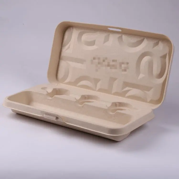 Customized Biodegradable Sunkea food packaging pulp container