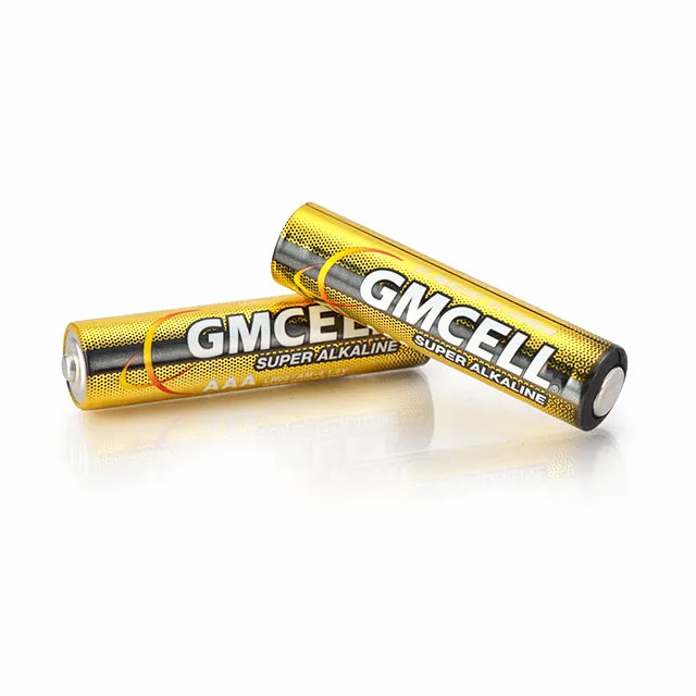 GMCELL Wholesale Batteries Alkaline Cell AA Battery Size 1.5V AAA Lr03 AM4 Alkaline Battery