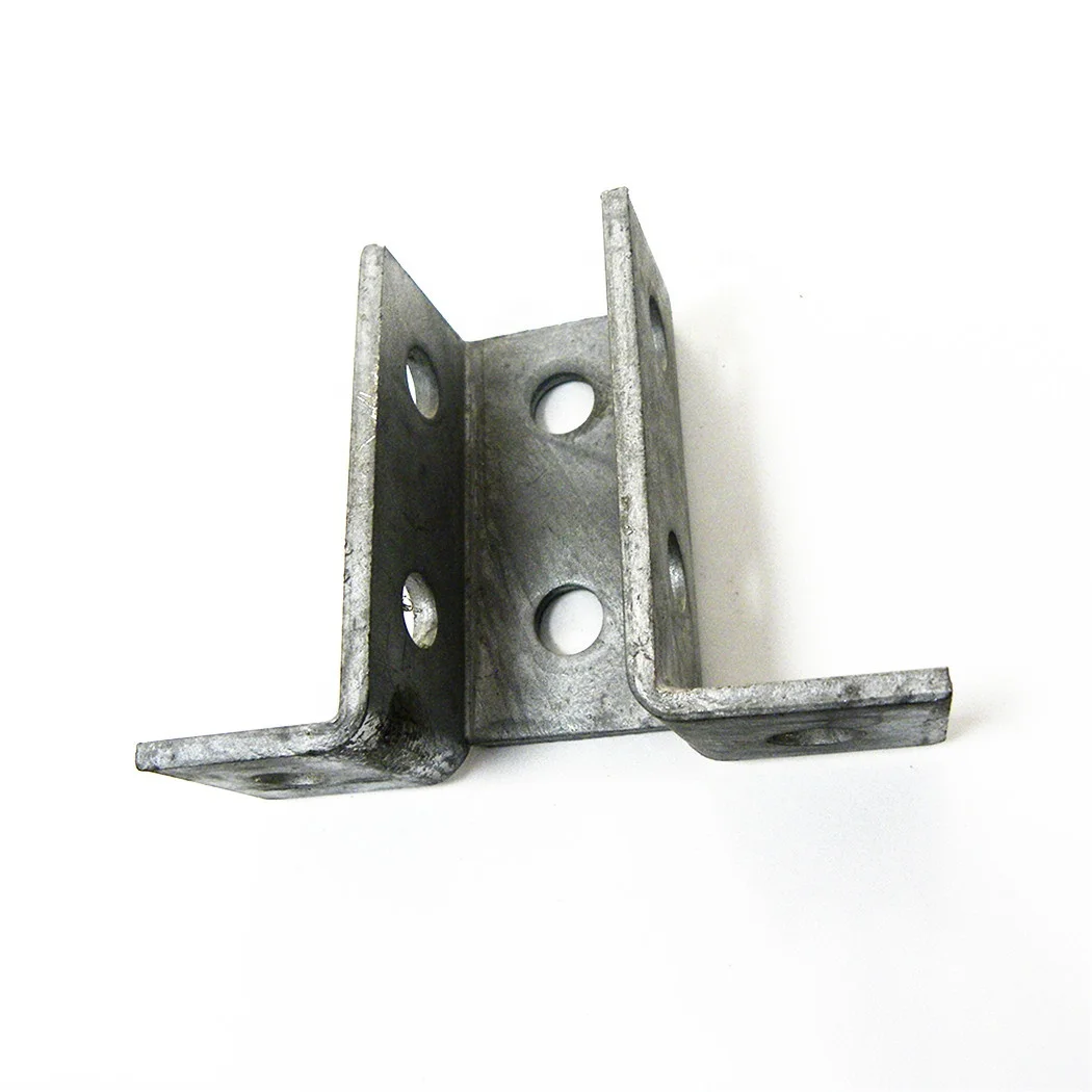Customized C Channel Accessories Galvanized Square Post Base Plate