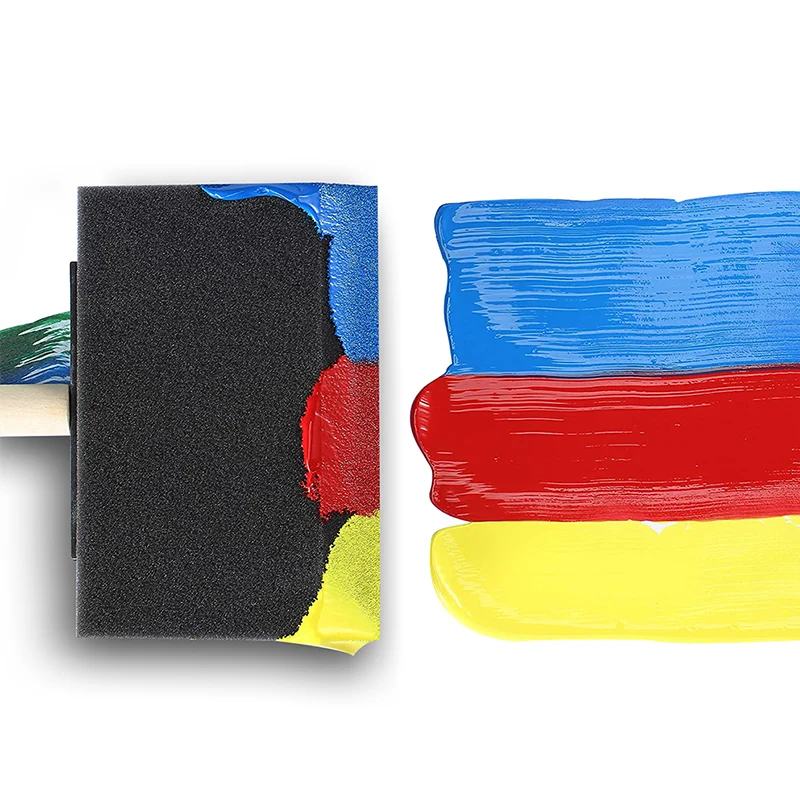 1' 2' 3' 4' Artist polyurethane foam brush