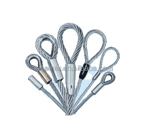 8 number shape Steel Wire rope Aluminum Ferrule