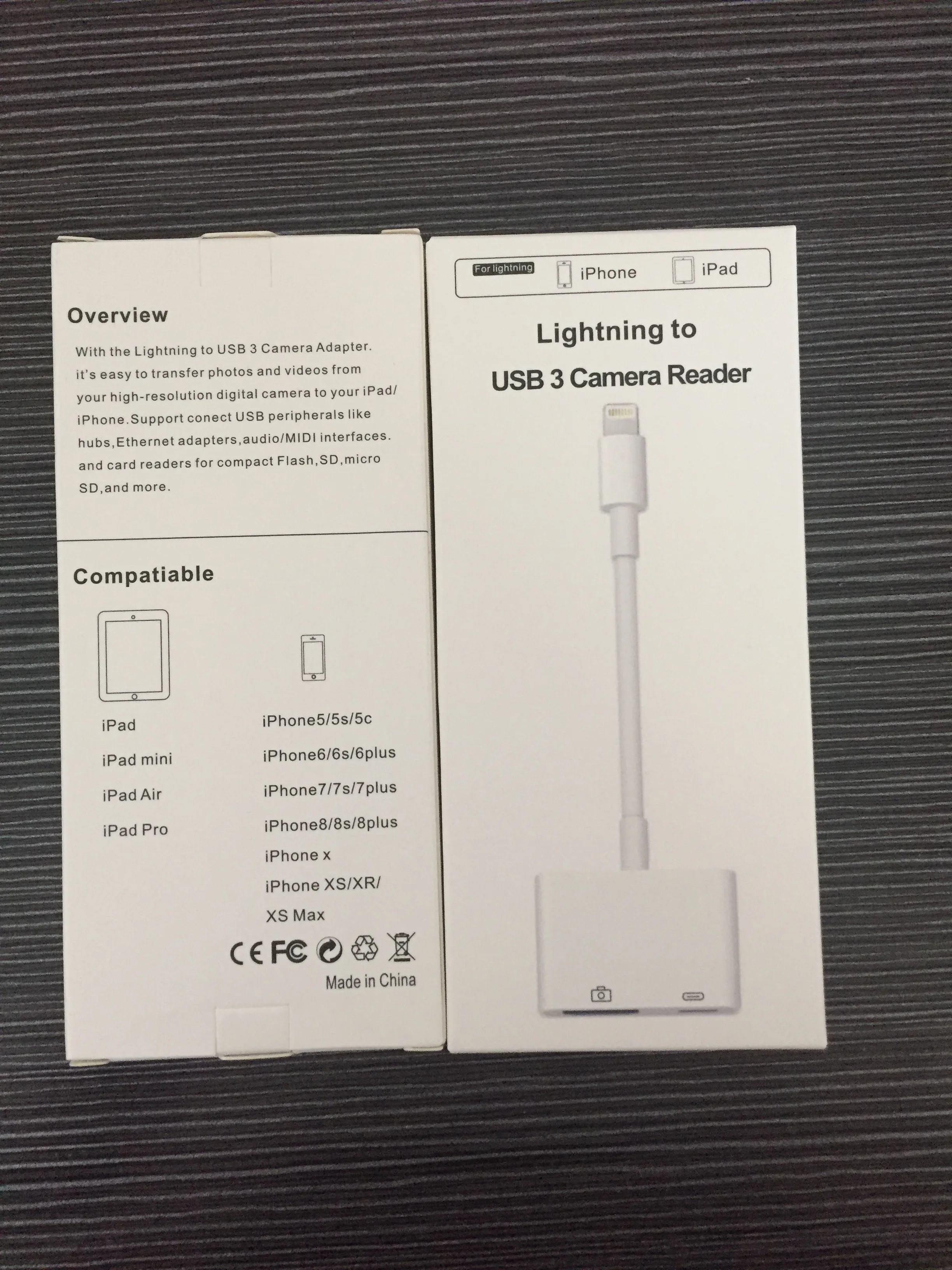 8pin USB Adapter Cable For iPhone/iPad to USB 3.0 Female Camera/Keyboard/SD Card Reader Adapter Compatibility with IOS 13