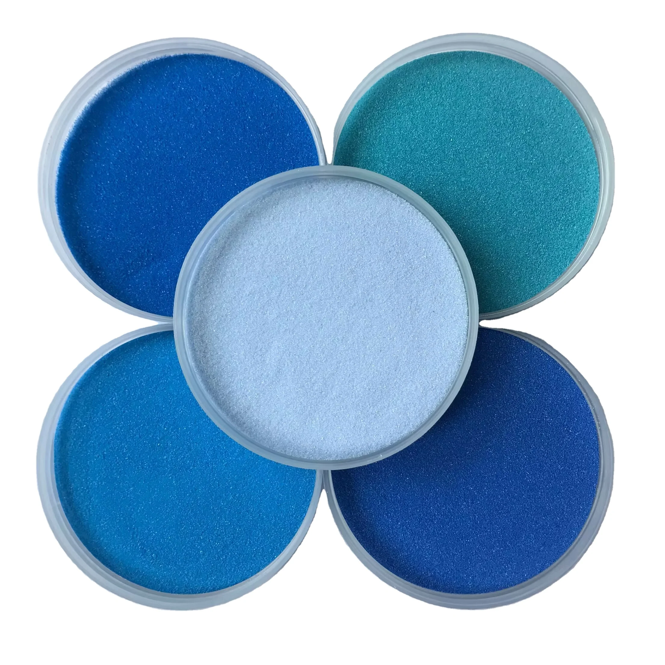 Sea Blue Sintered Colored Sand Black White Sand Quartz  Lawn Filling for Building Construction Entertainment Play Sand