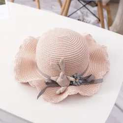 kid summer hats cheap baby straw hat cute baby hats with bag in stylish for wholesale
