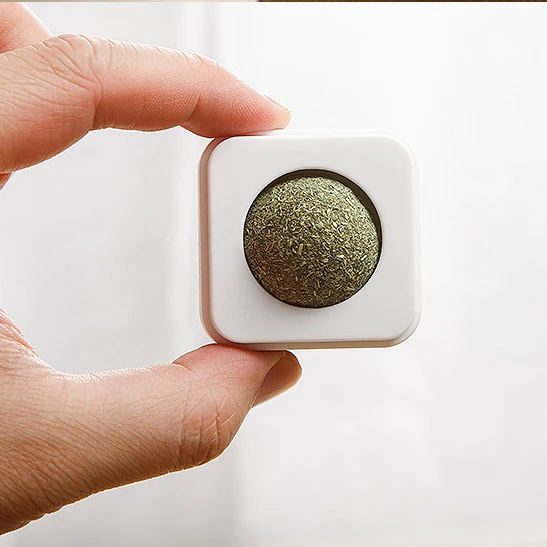 New Creative Licking Rotating Catnip Sticky Hair ball Stomach Cleaning Cat Snacks