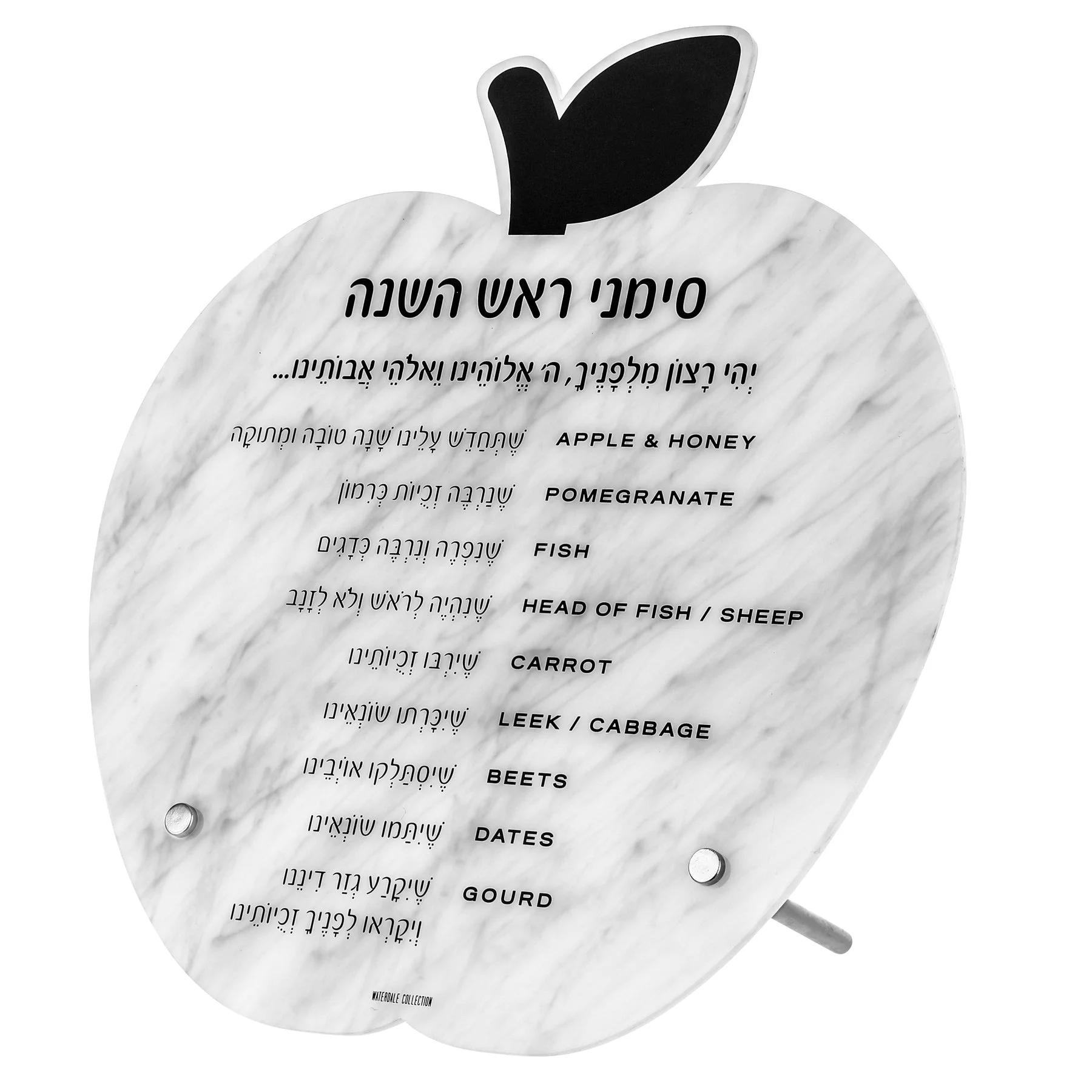 Акриловая симанимская карта Lucite Judaica на заказ с завода