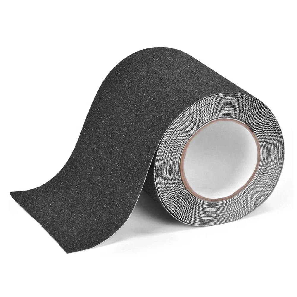 
High Traction Anti Slip Grip Tape Waterproof Abrasive Adhesive Tread Tape for Outdoor and Indoor Steps Stairs Floor Ramps 