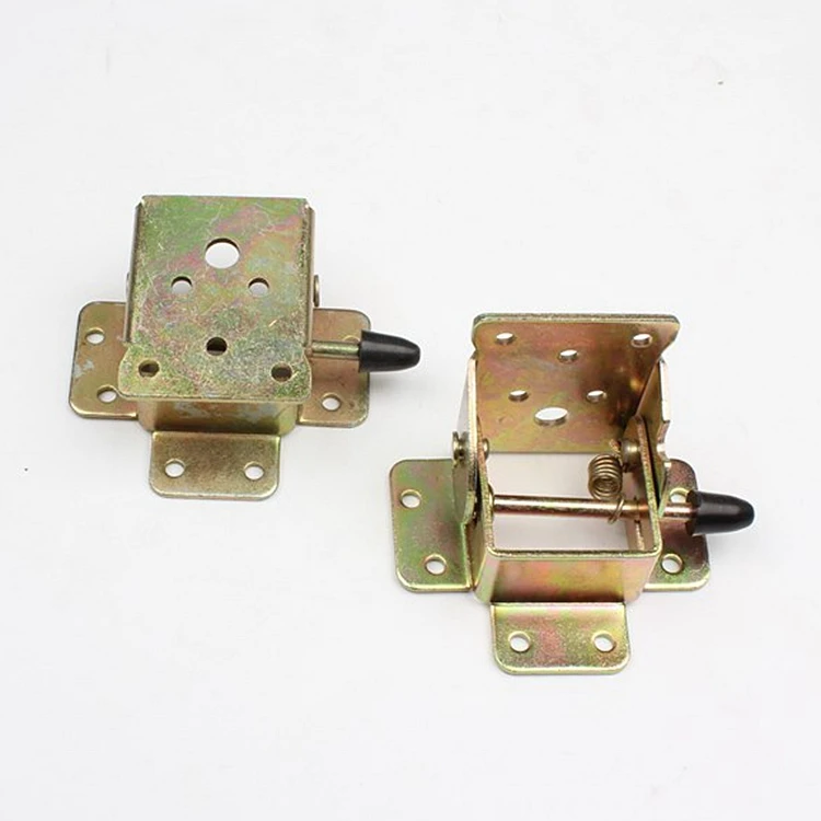 Furniture Hardware Table Leg Self Locking Bracket for folding table adjust spring table leg hinge