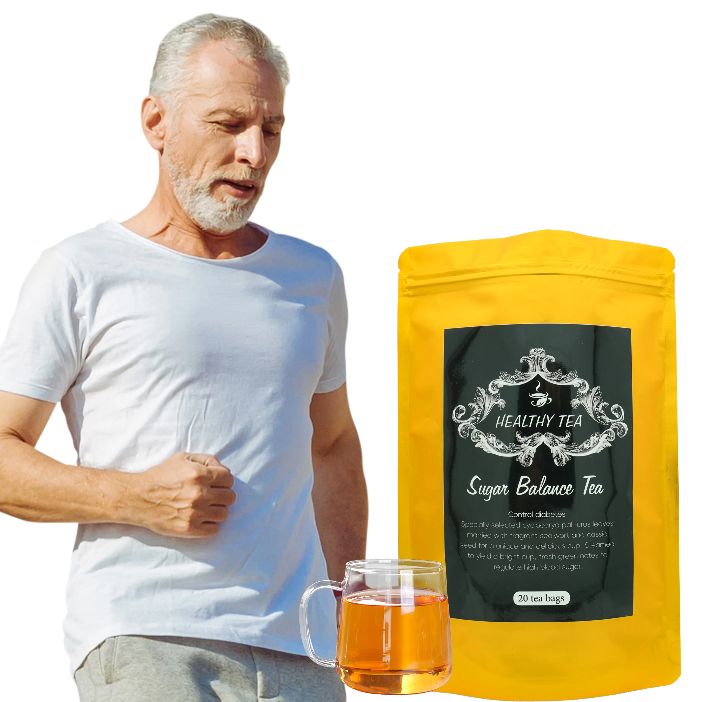 Organic Traditional Chinese Green Tea Natural Herbal Medicinal Tea for Adults for Beauty Products-Not for Pregnant Women